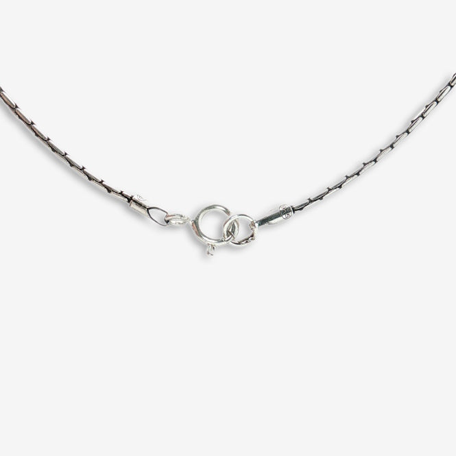 Silver Rope & Anchor Pendant