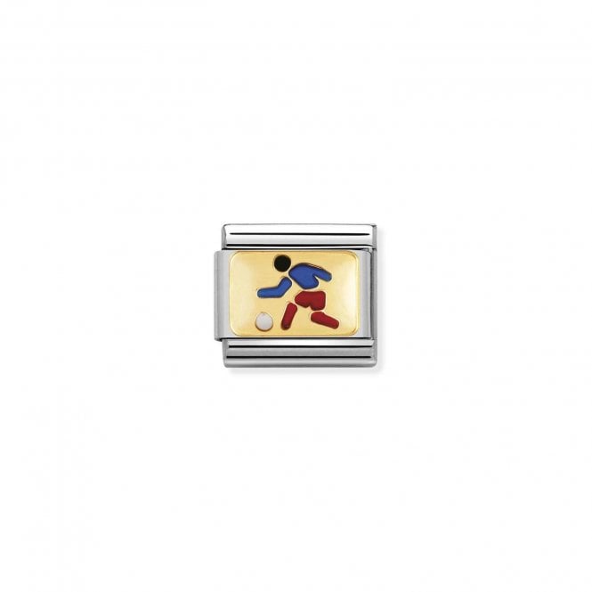 Classic Gold Football Player Sports & Hobbies Charms