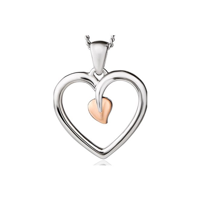 Tree of Life Heart Silver Pendant Necklace