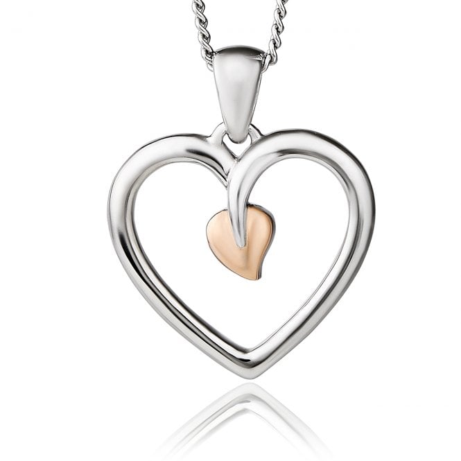 Tree of Life Heart Silver Pendant Necklace