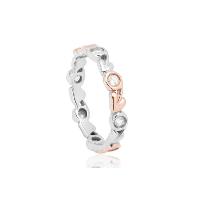 Tree of Life Silver Stacking Ring, Size O