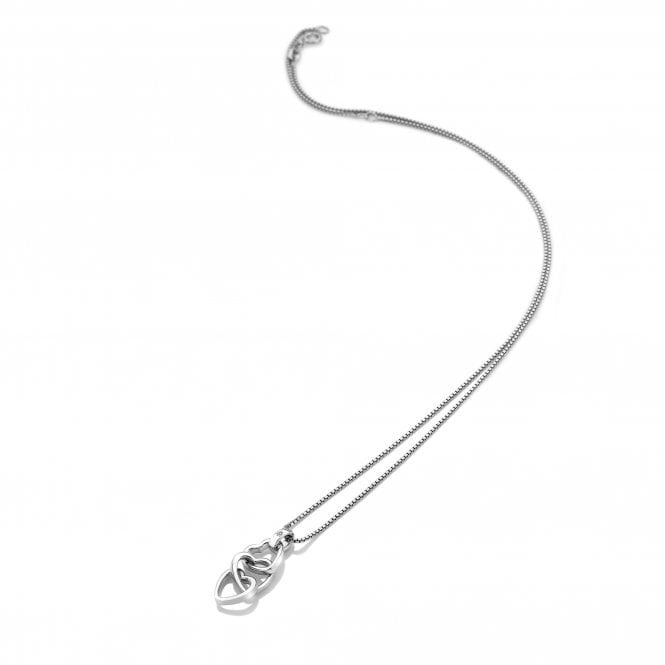 Silver Trio Triple Heart Pendant