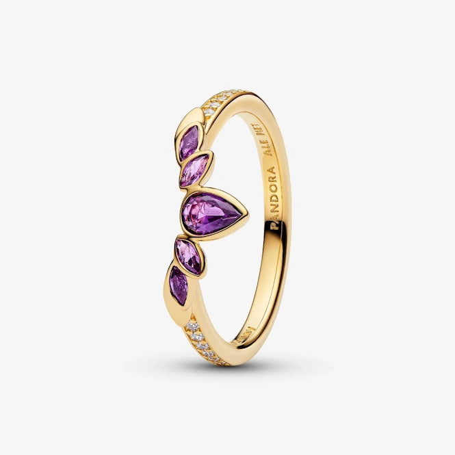Pandora 155 カーペンター Pandora Disney Frozen Queen Anna Gold Tiara Ring, Size 56