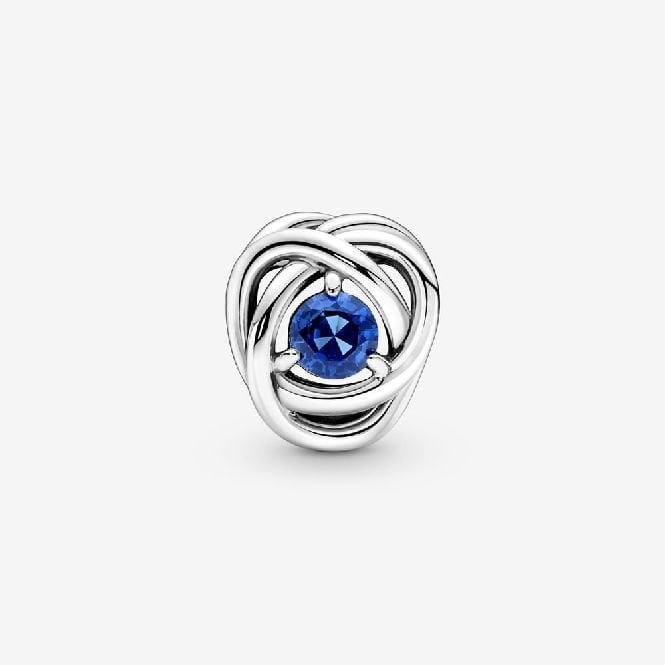 September Birthstone Eternity Circle Charms