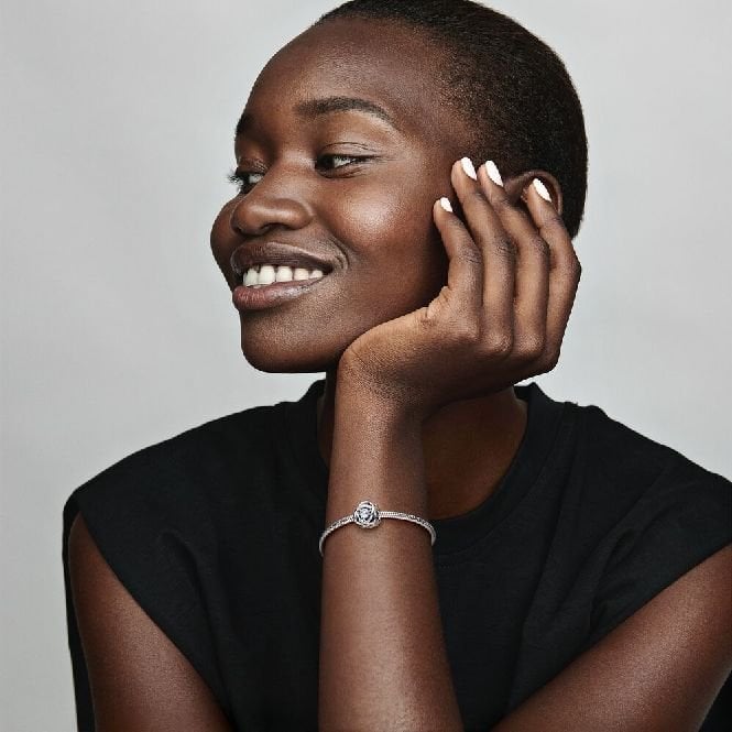 April Birthstone Eternity Circle Charms