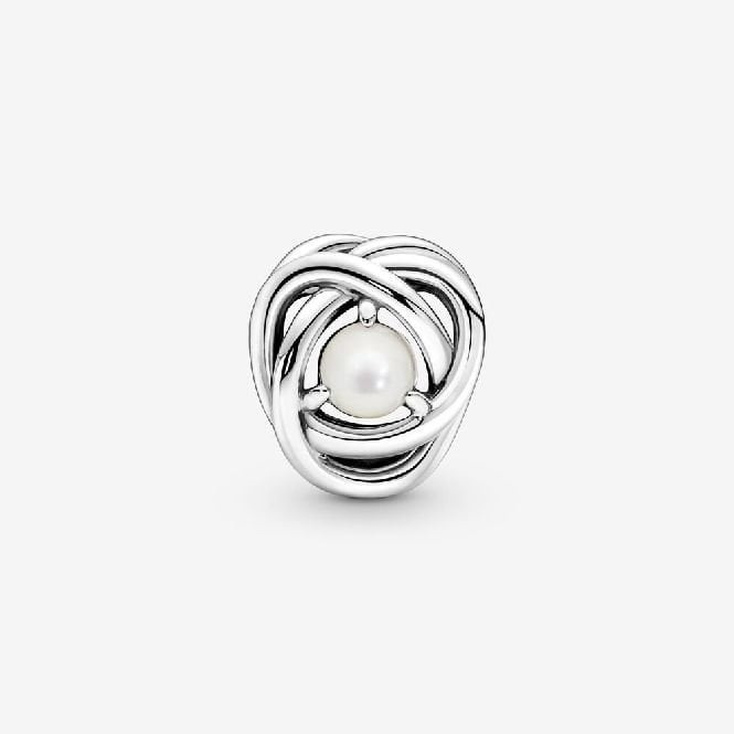June Birthstone Eternity Circle Charms