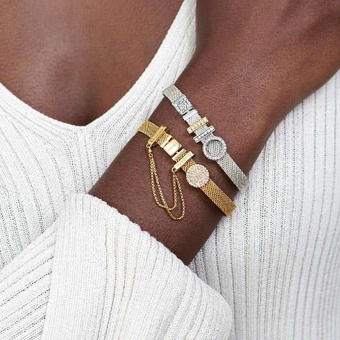 Reflexions Sparkling Clasp Bracelet, 18cm