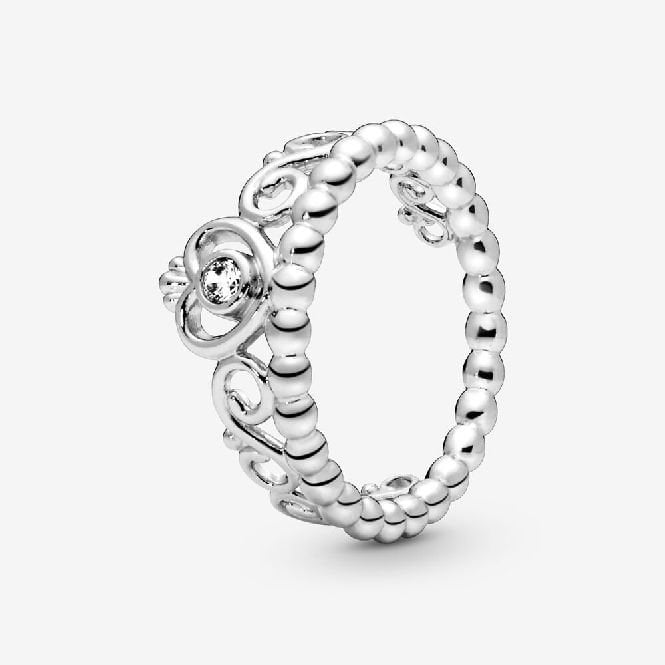 Princess Tiara Crown Ring, Size 50