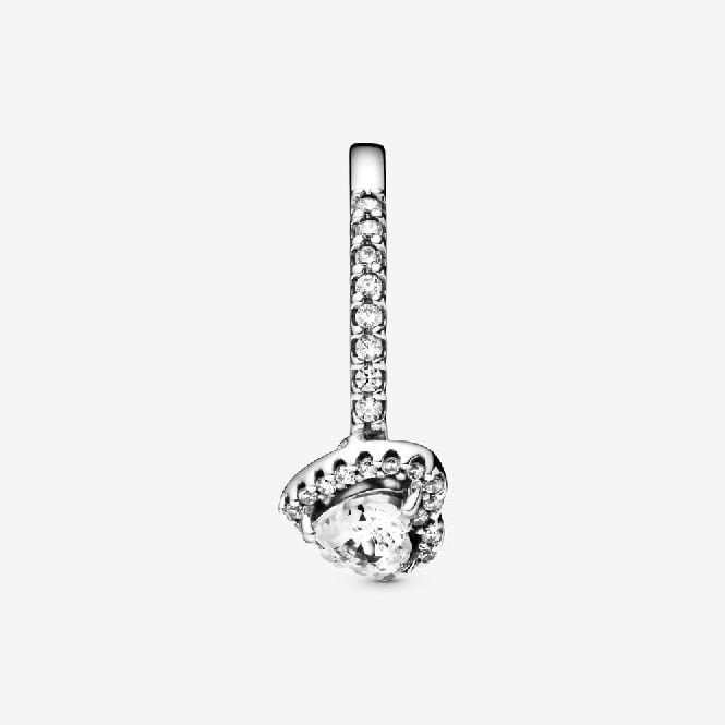 Elevated Heart Ring, Size 54