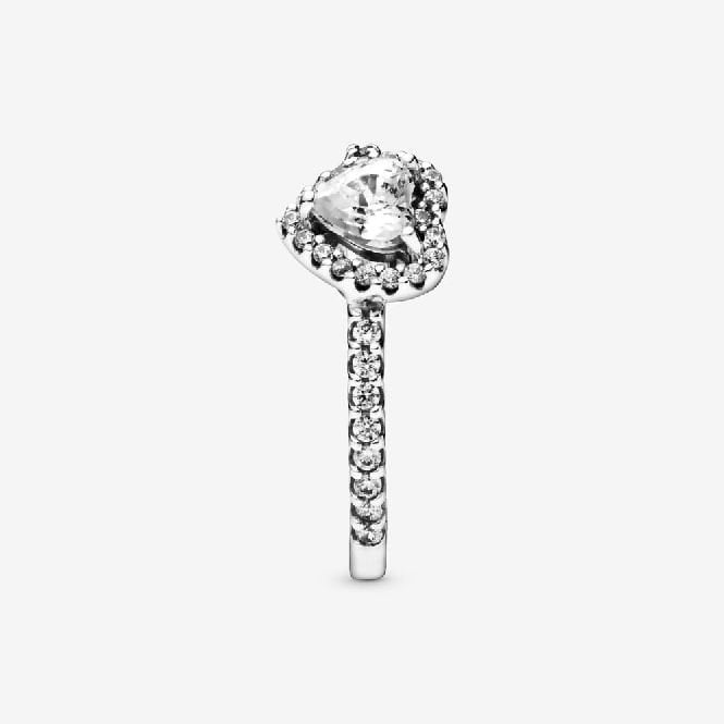Elevated Heart Ring, Size 54