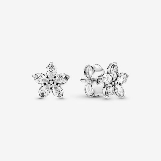 Pandora Sparkling Snowflake Stud Earrings