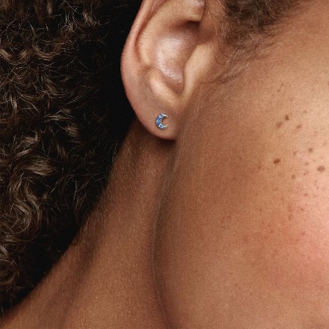ME My Moon Single Silver Stud Earring