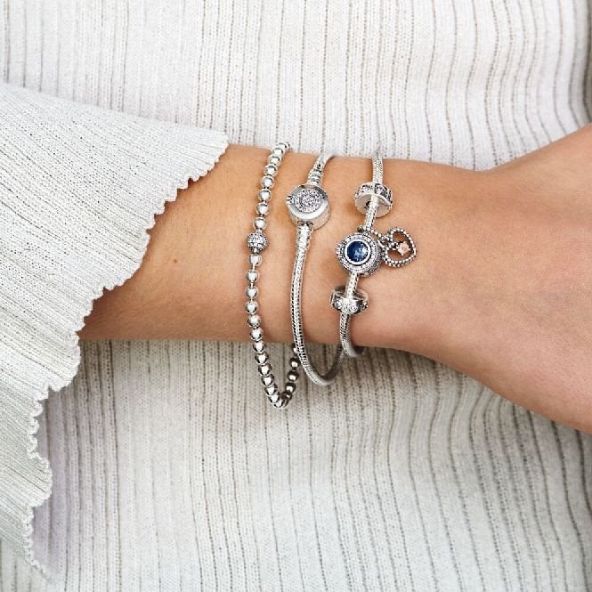 Beads & Pave Bracelet, 21cm