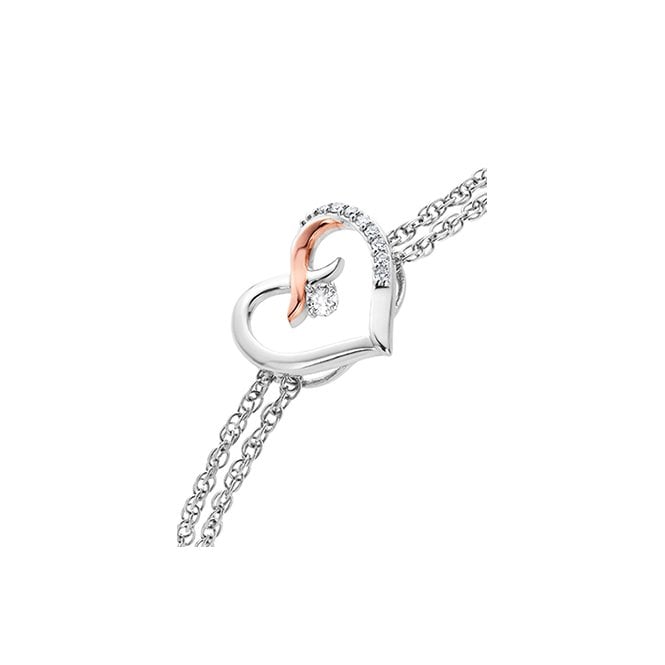 Clogau Kiss White Topaz Bracelet