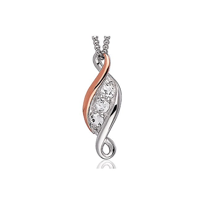 Past Present Future Silver Pendant Necklace