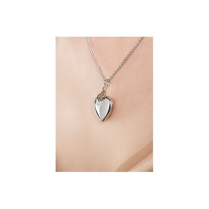 Cariad Silver Heart Locket