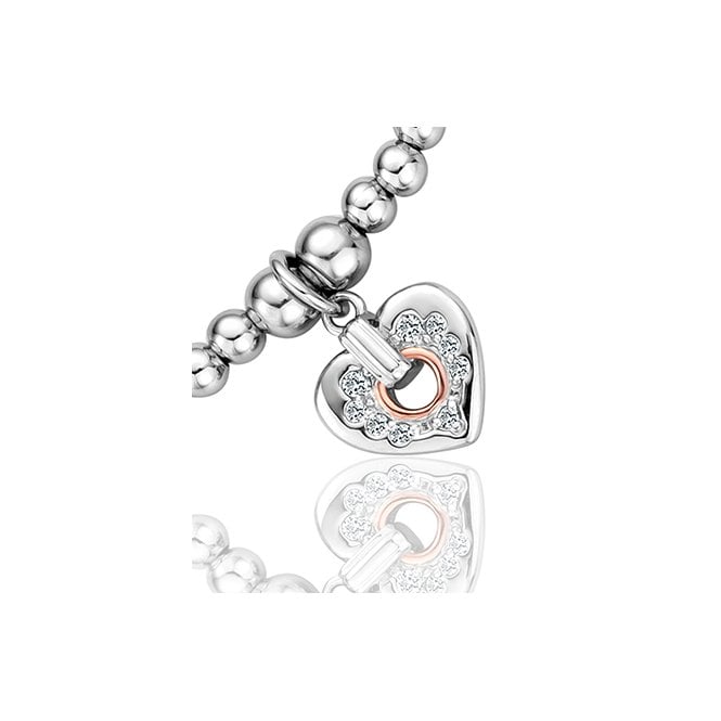 Cariad Silver Sparkle Affinity Bracelet