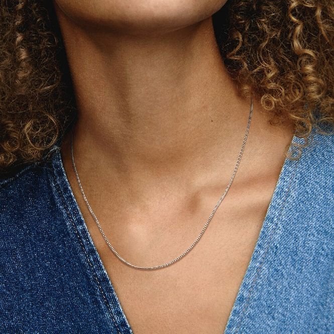 Curb Chain Necklace, 60cm