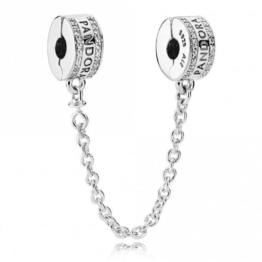 Pandora Logo Safety Chain Clip Charms, 5cm