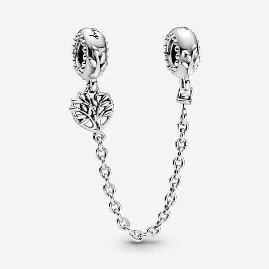 Pandora Heart Family Tree Safety Chains, 5cm