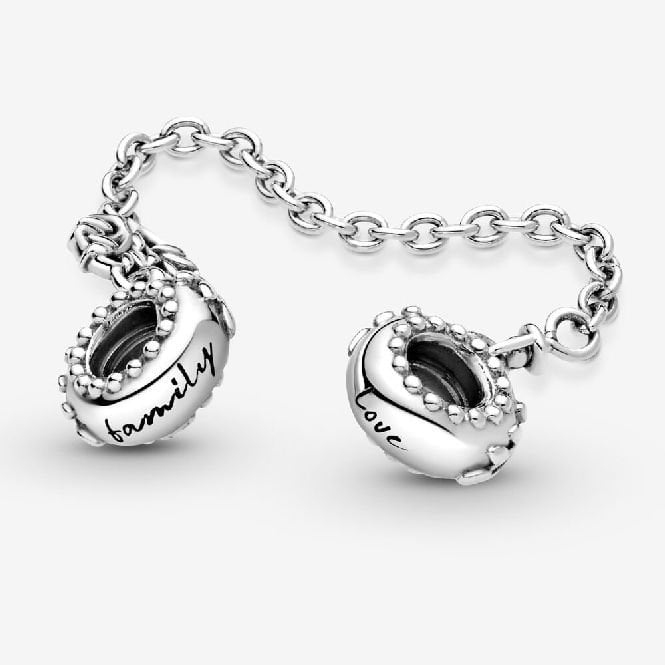 Heart Family Tree Safety Chains, 5cm