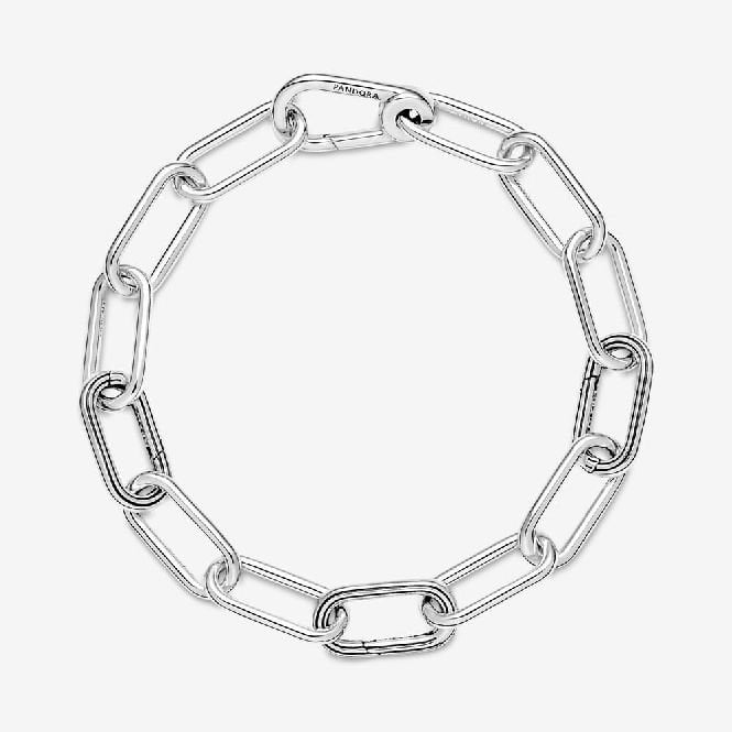 ME Silver Link Chain Bracelet, 17.5cm