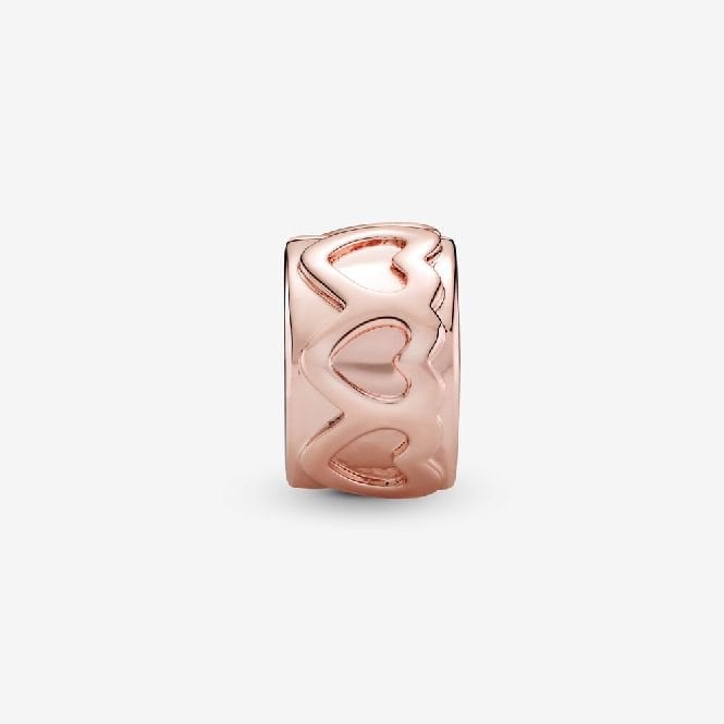 Rose Band of Hearts Clip Charms