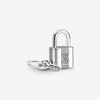 Padlock and Key Dangle Charms