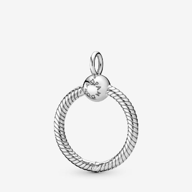 Moments Silver Small O Pendant