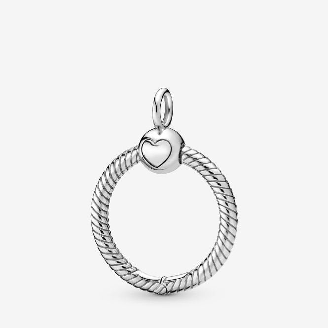 Moments Silver Small O Pendant