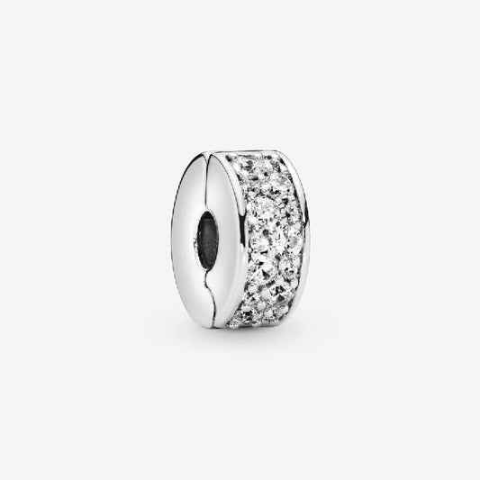 Pandora Clear Pave Clip Charms
