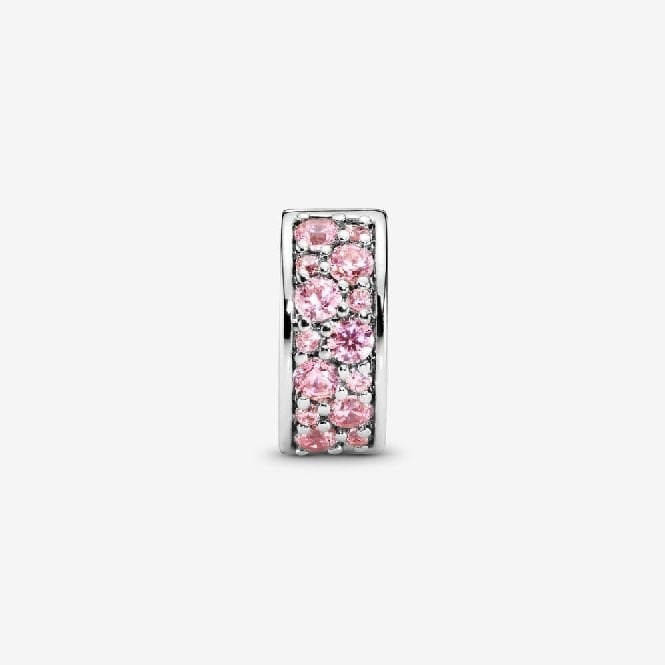 Pink Pave Clip Charms