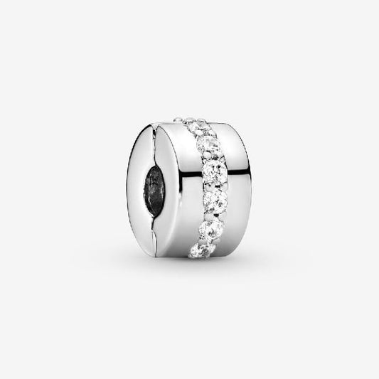 Pandora Sparkling Row Clip Charms