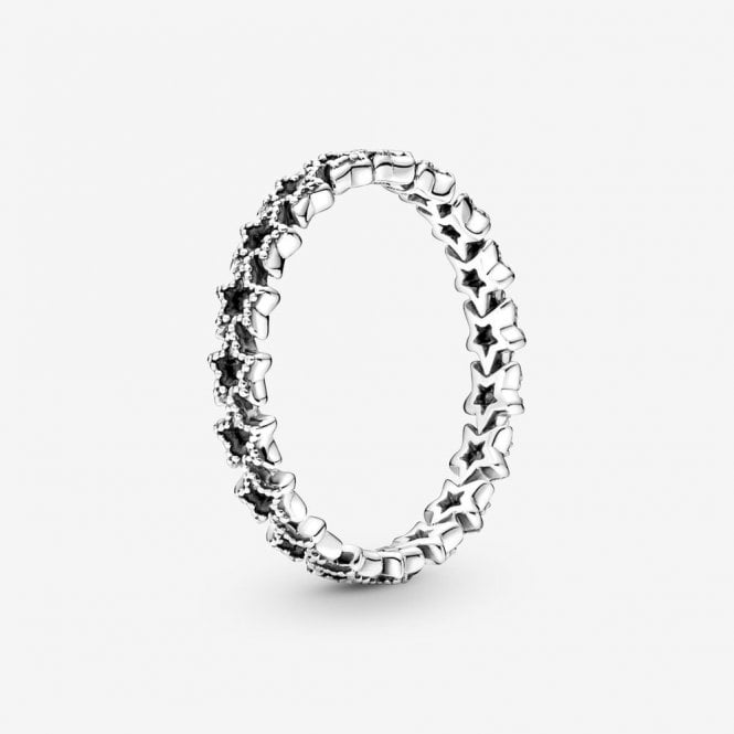 Band of Asymmetric Stars Ring, Size 56