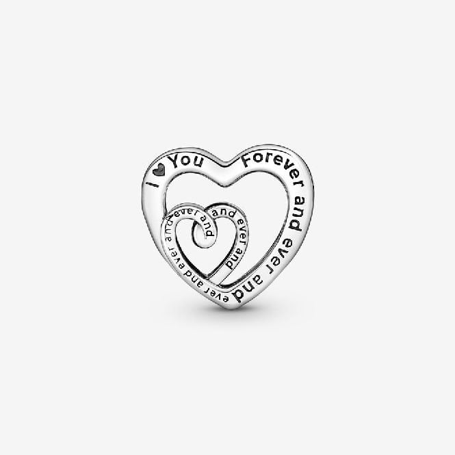 Entwined Infinite Hearts Charms