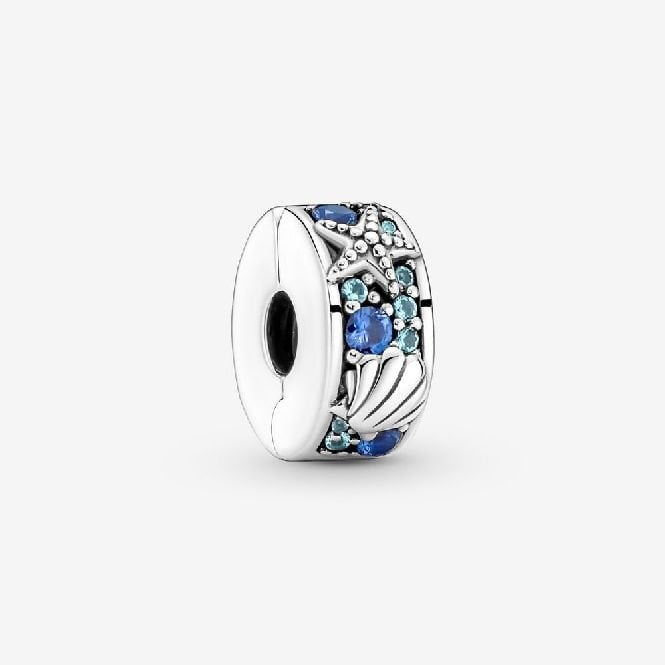 Pandora Tropical Starfish & Shell Clip Charms