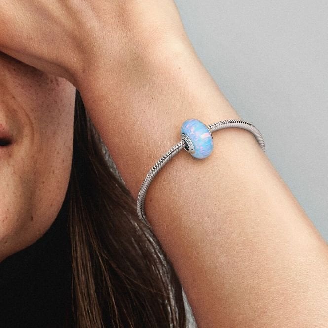 Opalescent Ocean Blue Charms