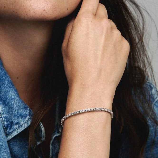 Sparkling Tennis Bracelet, 16cm