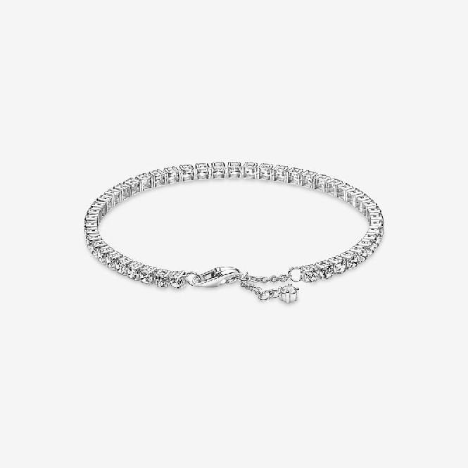 Sparkling Tennis Bracelet, 18cm