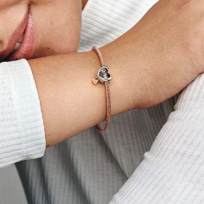 Love You Sister Heart Charms