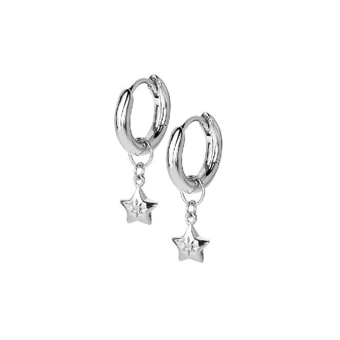 Silver Star Earrings