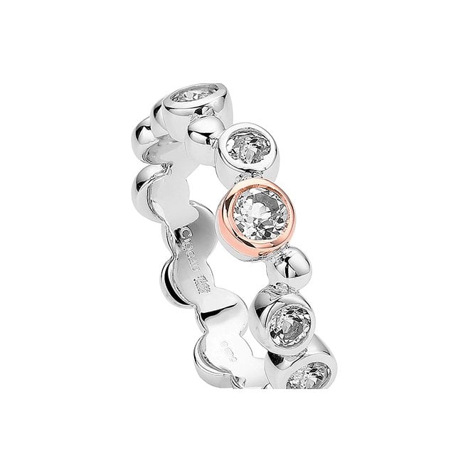 Clogau Celebration Silver Ring, Size N