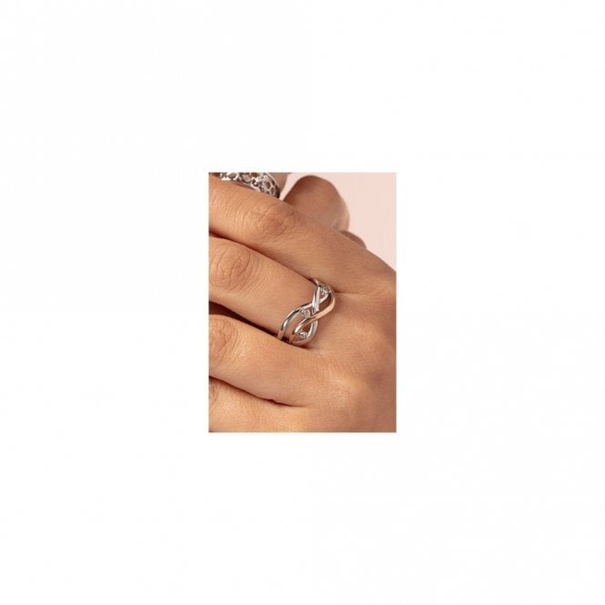 Nature's Wonder Sterling Silver Waterfall Ring, Size N