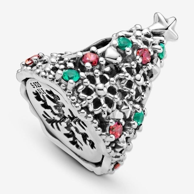 Glitter Christmas Tree Charms