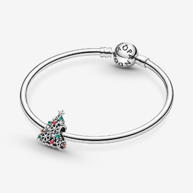 Glitter Christmas Tree Charms