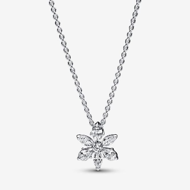 Sparkling Herbarium Cluster Pendant Necklace, 45cm