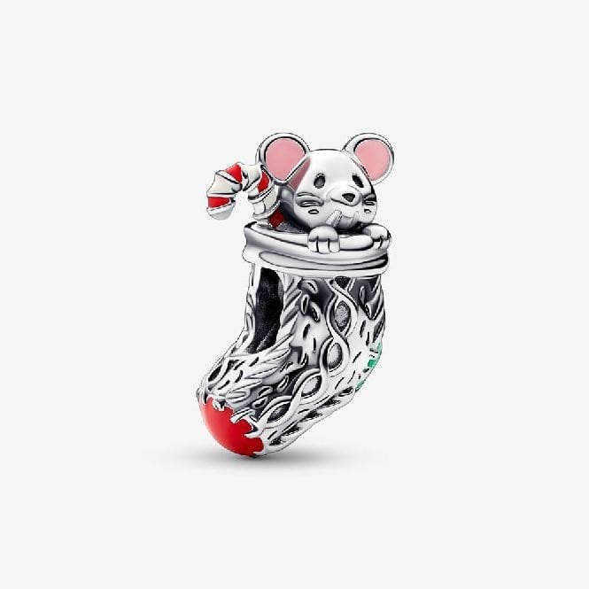 Festive Mouse & Stocking Charms