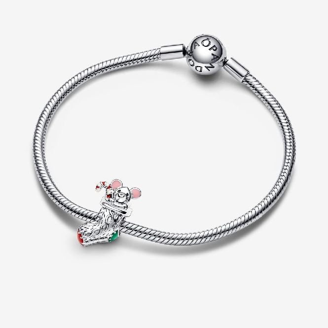 Festive Mouse & Stocking Charms