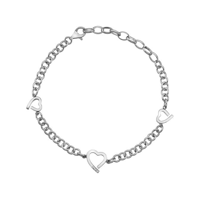 Silver Warm Heart Bracelet