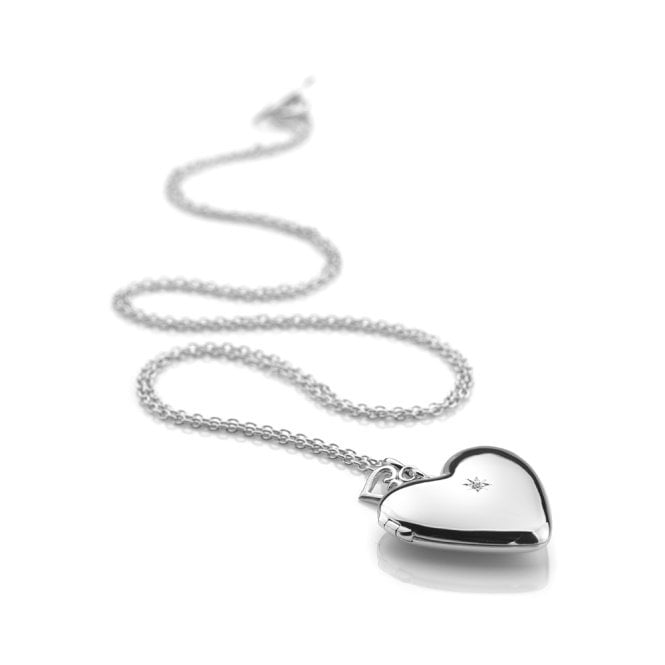 Silver Romantic Heart Locket